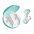 Наушники беспроводные GEOZON SPACE, с зарядным боксом, покрытие soft touch, белые с логотипом в Ставрополе заказать по выгодной цене в кибермаркете AvroraStore