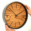 Часы настенные Largo, дуб с логотипом в Ставрополе заказать по выгодной цене в кибермаркете AvroraStore