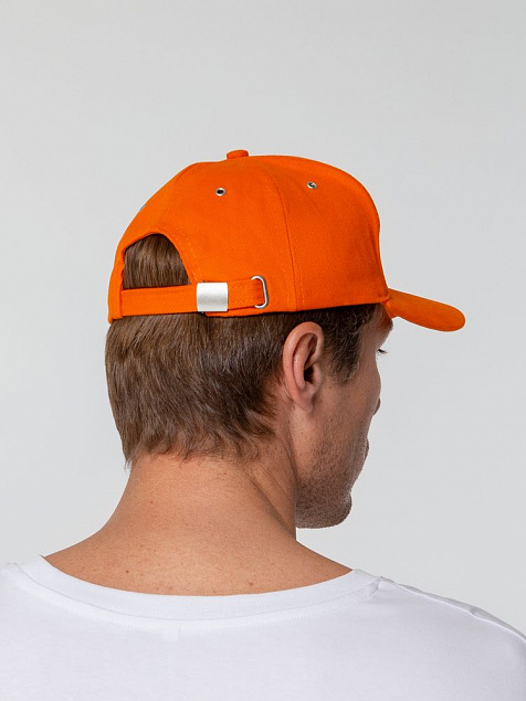 Бейсболка Standard, оранжевая с логотипом в Ставрополе заказать по выгодной цене в кибермаркете AvroraStore