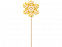 Карамель леденцовая на сахаре 3Д Снежинка, 40г, желтая с логотипом в Ставрополе заказать по выгодной цене в кибермаркете AvroraStore
