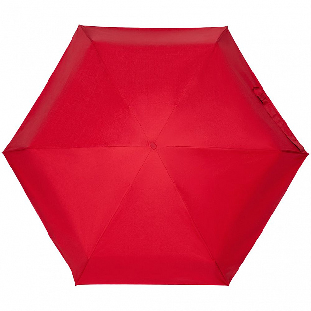 Складной зонт Color Action, в кейсе, красный с логотипом в Ставрополе заказать по выгодной цене в кибермаркете AvroraStore