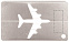 Багажная бирка алюминиевая с логотипом в Ставрополе заказать по выгодной цене в кибермаркете AvroraStore