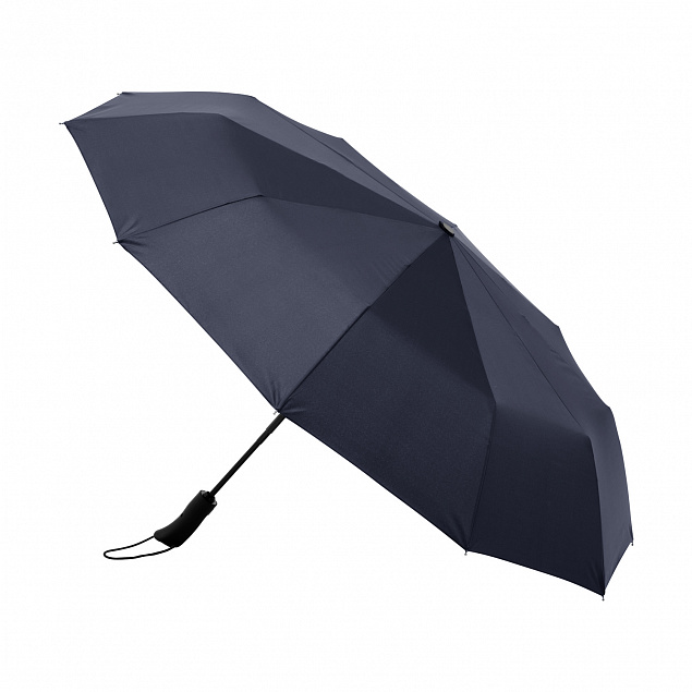 Зонт складной Levante, синий с логотипом в Ставрополе заказать по выгодной цене в кибермаркете AvroraStore