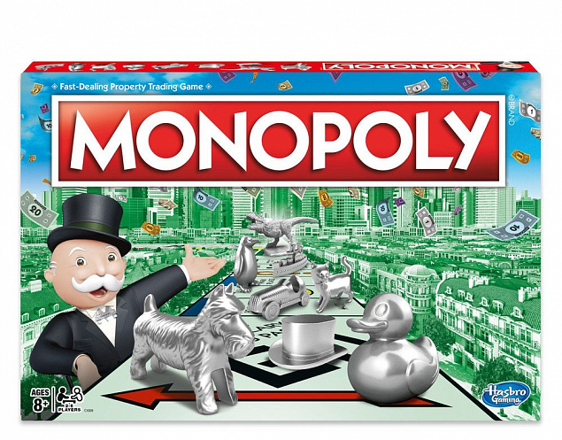 Игра настольная «Классическая Монополия. Обновленная» с логотипом в Ставрополе заказать по выгодной цене в кибермаркете AvroraStore