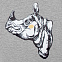 Футболка мужская NosoRock, серый меланж с логотипом в Ставрополе заказать по выгодной цене в кибермаркете AvroraStore