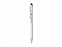 Ручка-стилус шариковая Charleston, серебристый, черные чернила с логотипом в Ставрополе заказать по выгодной цене в кибермаркете AvroraStore