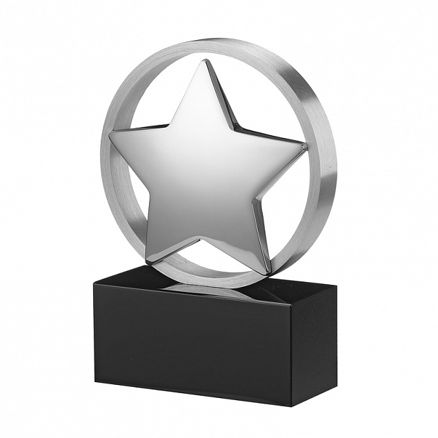 Статуэтка наградная "Звезда" с логотипом в Ставрополе заказать по выгодной цене в кибермаркете AvroraStore
