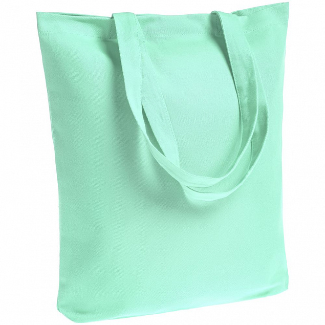 Холщовая сумка Avoska, зеленая (мятная) с логотипом в Ставрополе заказать по выгодной цене в кибермаркете AvroraStore