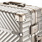 Чемодан Aluminum Frame PC Luggage V1, золотистый с логотипом в Ставрополе заказать по выгодной цене в кибермаркете AvroraStore