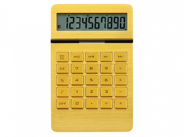 Калькулятор «Золотой» с логотипом в Ставрополе заказать по выгодной цене в кибермаркете AvroraStore