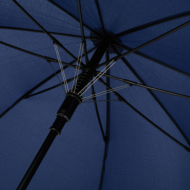 Зонт-трость Torino, синий с логотипом в Ставрополе заказать по выгодной цене в кибермаркете AvroraStore
