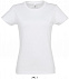 Фуфайка (футболка) IMPERIAL женская,Белый L с логотипом в Ставрополе заказать по выгодной цене в кибермаркете AvroraStore