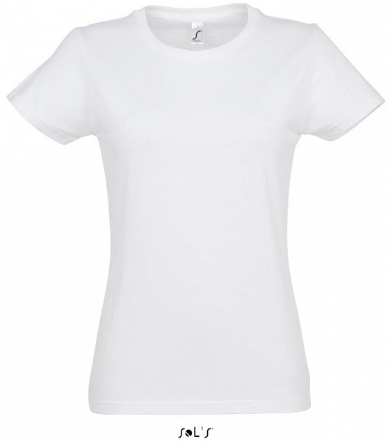 Фуфайка (футболка) IMPERIAL женская,Белый L с логотипом в Ставрополе заказать по выгодной цене в кибермаркете AvroraStore