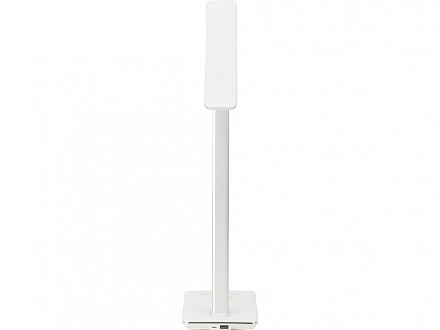 Настольная лампа с функцией беспроводной зарядки Starline, белый с логотипом в Ставрополе заказать по выгодной цене в кибермаркете AvroraStore