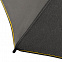 Зонт складной AOC Mini с цветными спицами, желтый с логотипом в Ставрополе заказать по выгодной цене в кибермаркете AvroraStore