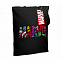 Холщовая сумка Marvel Avengers, черная с логотипом в Ставрополе заказать по выгодной цене в кибермаркете AvroraStore