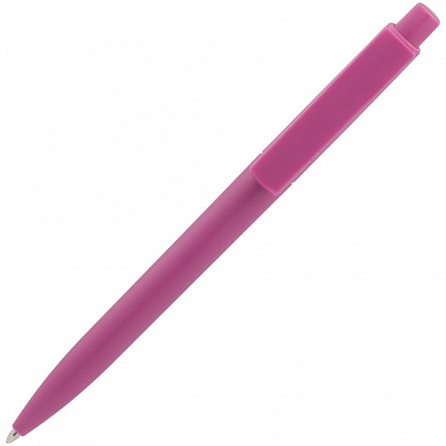 Ручка шариковая Crest, фиолетовая с логотипом в Ставрополе заказать по выгодной цене в кибермаркете AvroraStore