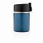 Компактная вакуумная кружка Bogota с керамическим покрытием, синий с логотипом в Ставрополе заказать по выгодной цене в кибермаркете AvroraStore