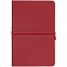 Блокнот Saffian Mini, красный с логотипом в Ставрополе заказать по выгодной цене в кибермаркете AvroraStore