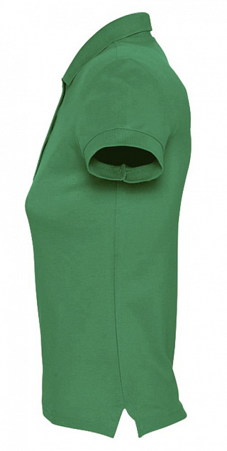Рубашка поло женская PASSION 170, ярко-зеленая с логотипом в Ставрополе заказать по выгодной цене в кибермаркете AvroraStore