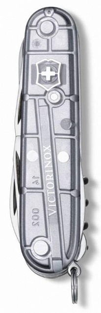 Офицерский нож CLIMBER 91, прозрачный серебристый с логотипом в Ставрополе заказать по выгодной цене в кибермаркете AvroraStore