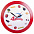 Часы настенные Vivid large, белые с логотипом в Ставрополе заказать по выгодной цене в кибермаркете AvroraStore