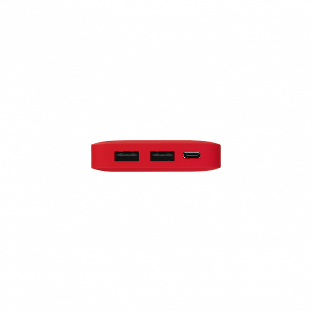 Внешний аккумулятор с подсветкой Ancor Plus 10000 mAh, красный с логотипом в Ставрополе заказать по выгодной цене в кибермаркете AvroraStore