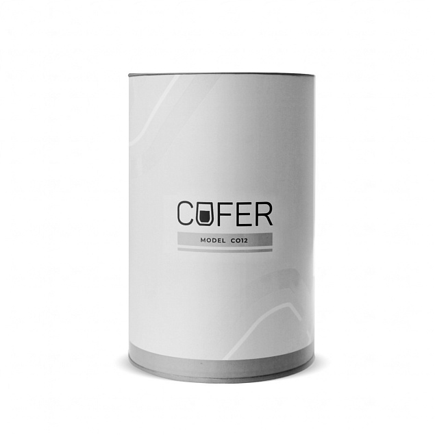 Набор Cofer Tube софт-тач CO12s grey, черный с логотипом в Ставрополе заказать по выгодной цене в кибермаркете AvroraStore
