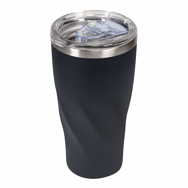 Термокружка вакуумная Portobello, Twist, 600 ml, черная с логотипом в Ставрополе заказать по выгодной цене в кибермаркете AvroraStore