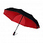 Автоматический противоштормовой складной зонт Sherp - Красный PP с логотипом в Ставрополе заказать по выгодной цене в кибермаркете AvroraStore