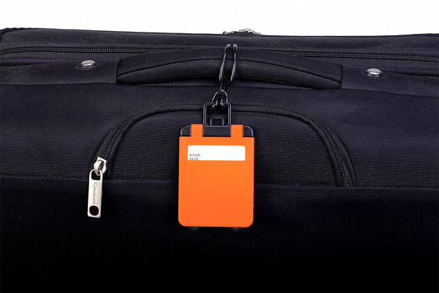 Бирка для багажа Trolley, оранжевая с логотипом в Ставрополе заказать по выгодной цене в кибермаркете AvroraStore