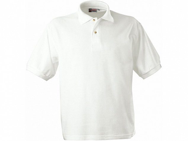 Рубашка поло Boston мужская, белый с логотипом в Ставрополе заказать по выгодной цене в кибермаркете AvroraStore