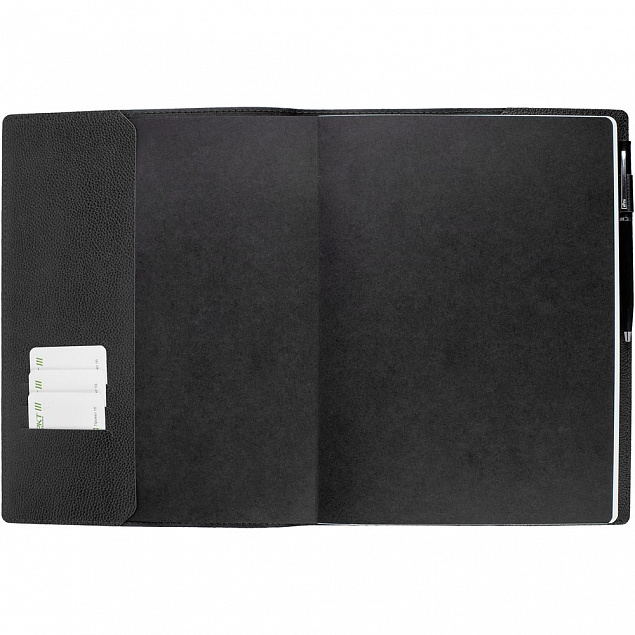 Ежедневник в суперобложке Brave Book, недатированный, черный с логотипом в Ставрополе заказать по выгодной цене в кибермаркете AvroraStore