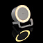 Лампа с колонкой и беспроводной зарядкой moonLight, белая с логотипом в Ставрополе заказать по выгодной цене в кибермаркете AvroraStore