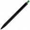 Ручка шариковая Chromatic, черная с зеленым с логотипом в Ставрополе заказать по выгодной цене в кибермаркете AvroraStore