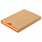 Ежедневник недатированный Softie, А5, оранжевый, блок в клетку, оранжевый обрез с логотипом в Ставрополе заказать по выгодной цене в кибермаркете AvroraStore