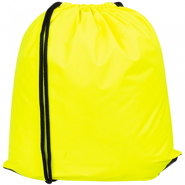 Рюкзак-мешок Manifest Color из светоотражающей ткани, желтый неон с логотипом в Ставрополе заказать по выгодной цене в кибермаркете AvroraStore