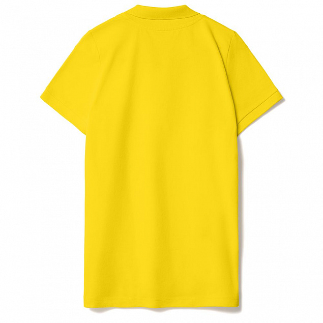 Рубашка поло женская Virma Lady, желтая с логотипом в Ставрополе заказать по выгодной цене в кибермаркете AvroraStore