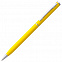 Ручка шариковая Hotel Chrome, ver.2, желтая с логотипом в Ставрополе заказать по выгодной цене в кибермаркете AvroraStore