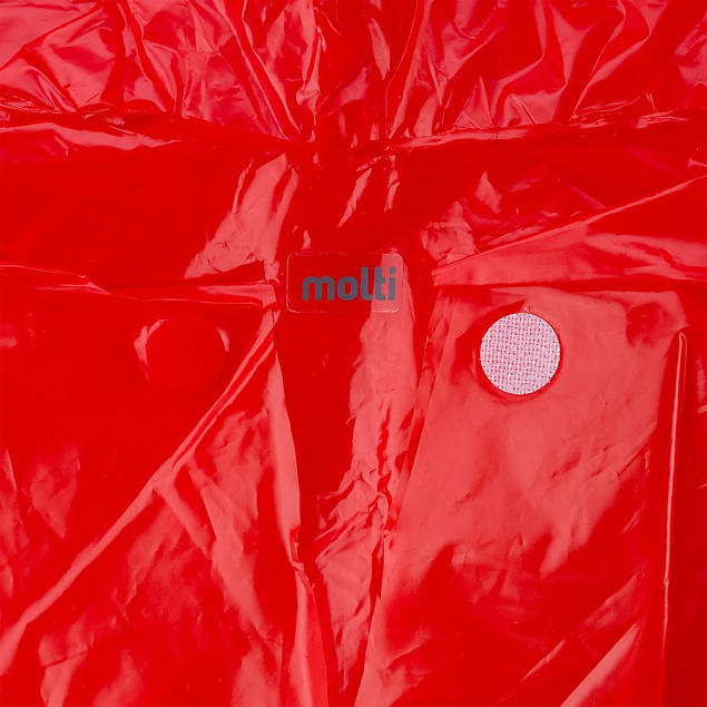 Дождевик-плащ BrightWay, красный с логотипом в Ставрополе заказать по выгодной цене в кибермаркете AvroraStore