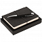 Набор Business Diary Mini, черный с логотипом в Ставрополе заказать по выгодной цене в кибермаркете AvroraStore