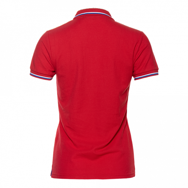 Рубашка поло Рубашка женская 04WRUS Красный с логотипом в Ставрополе заказать по выгодной цене в кибермаркете AvroraStore
