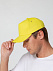 Бейсболка Standard, желтая с логотипом в Ставрополе заказать по выгодной цене в кибермаркете AvroraStore