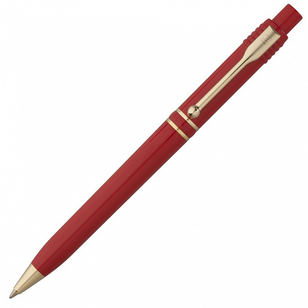 Ручка шариковая Raja Gold, красная с логотипом в Ставрополе заказать по выгодной цене в кибермаркете AvroraStore