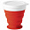 Складной стакан Astrada, красный с логотипом в Ставрополе заказать по выгодной цене в кибермаркете AvroraStore