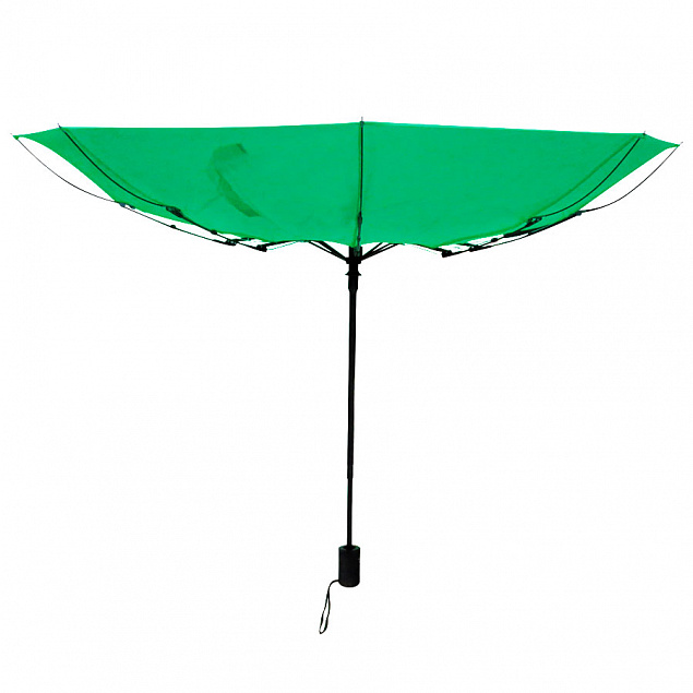 Автоматический противоштормовой зонт Vortex - Зеленый FF с логотипом в Ставрополе заказать по выгодной цене в кибермаркете AvroraStore