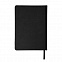 Ежедневник недатированный Anderson, А5,  черный, белый блок с логотипом в Ставрополе заказать по выгодной цене в кибермаркете AvroraStore