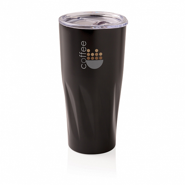 Вакуумная термокружка Copper, черный с логотипом в Ставрополе заказать по выгодной цене в кибермаркете AvroraStore