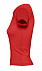 Футболка женская LADY 220 с V-обр. вырезом, красная с логотипом в Ставрополе заказать по выгодной цене в кибермаркете AvroraStore