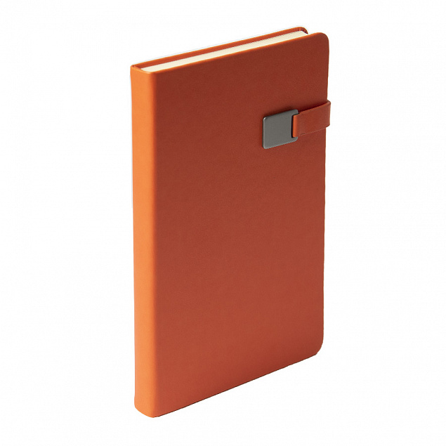 Ежедневник недатированный Spirit , А5, оранжевый, кремовый блок с логотипом в Ставрополе заказать по выгодной цене в кибермаркете AvroraStore